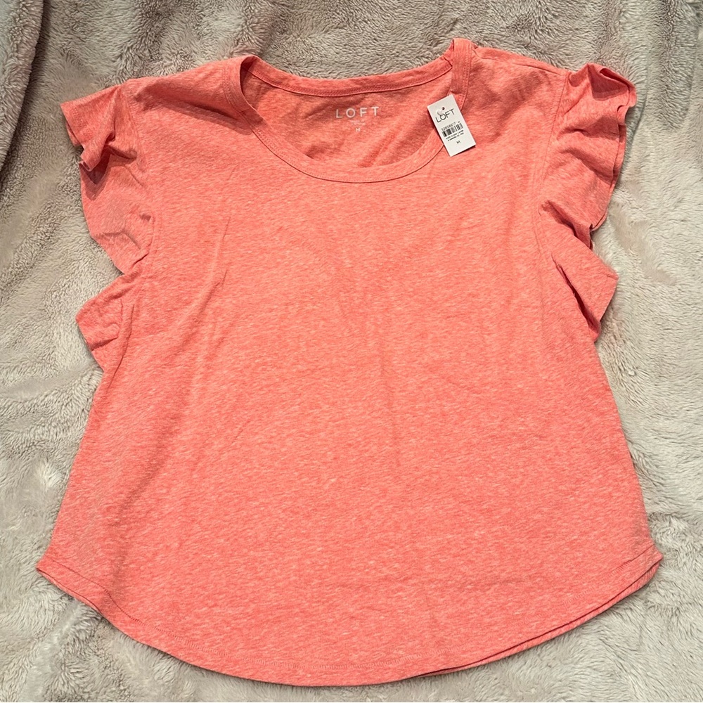 NWT Loft ruffle shirt
